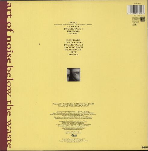 Art Of Noise Below The Waste vinyl LP album (LP record) UK AONLPBE245397