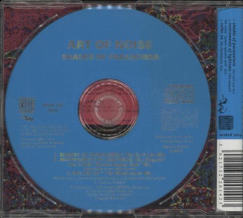Art Of Noise Shades Of Paranoimoa CD single (CD5 / 5") UK AONC5SH80400