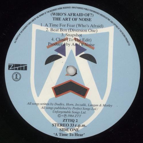 Art Of Noise Who's Afraid Of The Art Of Noise vinyl LP album (LP record) UK AONLPWH612519