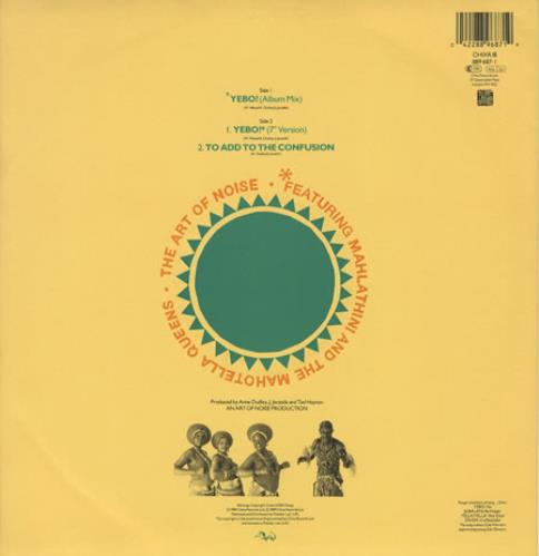Art Of Noise Yebo Remix 12" vinyl single (12 inch record / Maxi-single) UK AON12YE162933