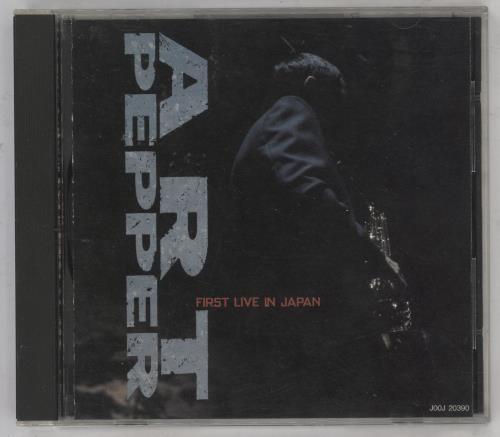 Art Pepper First Live In Japan CD album (CDLP) Japanese A/PCDFI738928
