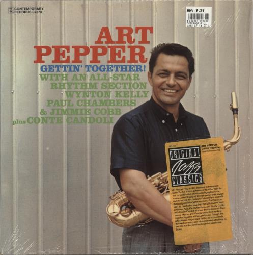 Art Pepper Gettin' Together! - Opened shrink with Sticker vinyl LP album (LP record) US A/PLPGE875397