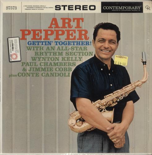 Art Pepper Gettin' Together vinyl LP album (LP record) US A/PLPGE875560