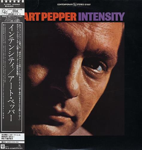 Art Pepper Intensity vinyl LP album (LP record) Japanese A/PLPIN364674