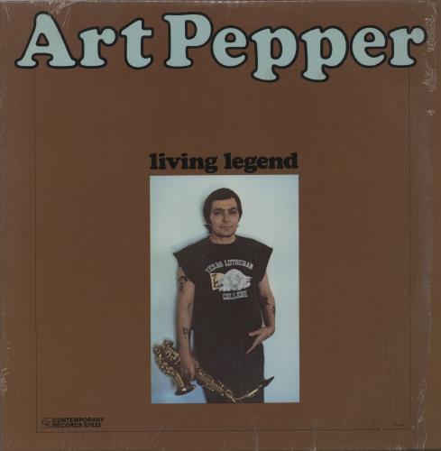 Art Pepper Living Legend - Opened shrink vinyl LP album (LP record) US A/PLPLI875399