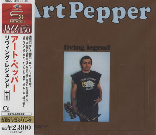 Art Pepper Living Legend SHM CD Japanese A/PHMLI519452