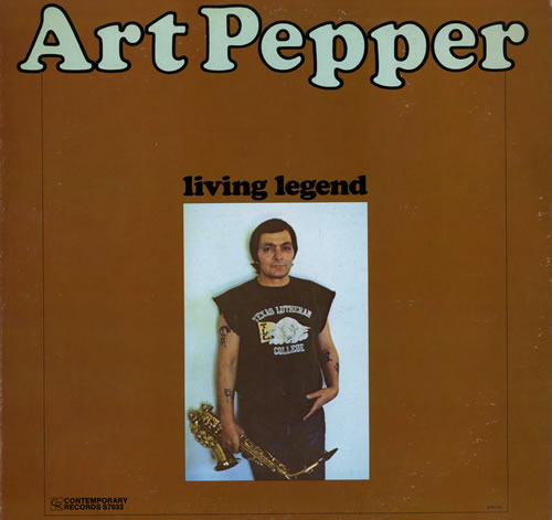 Art Pepper Living Legend vinyl LP album (LP record) US A/PLPLI556050