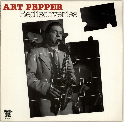 Art Pepper Rediscoveries vinyl LP album (LP record) German A/PLPRE599470