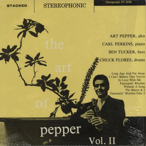 Art Pepper The Art Of Pepper Vol. II vinyl LP album (LP record) US A/PLPTH751926