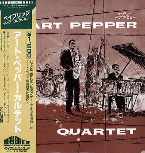 Art Pepper The Art Pepper Quartet vinyl LP album (LP record) Japanese A/PLPTH364668