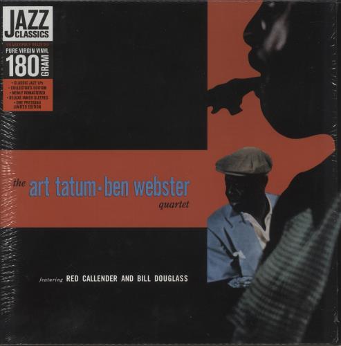 Art Tatum & Ben Webster The Art Tatum & Ben Webster Quartet - 180gm Vinyl - Shrink vinyl LP album (LP record) French AIULPTH869803