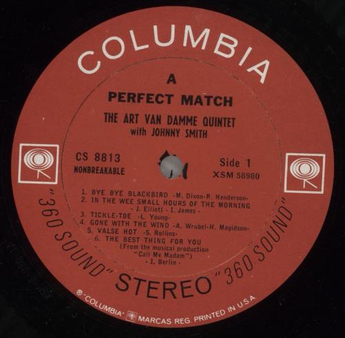 Art Van Damme A Perfect Match vinyl LP album (LP record) US A00LPAP879367