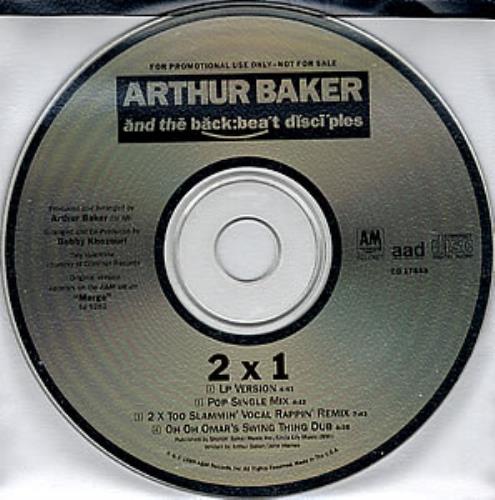 Arthur Baker 2 X 1 CD single (CD5 / 5") US ABKC5X36367