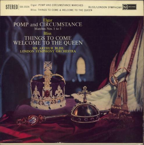 Arthur Bliss Pomp And Circumstance vinyl LP album (LP record) UK A2YLPPO813064