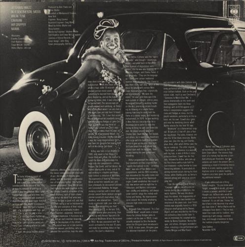 Arthur Blythe In The Tradition vinyl LP album (LP record) Dutch 1ABLPIN533066