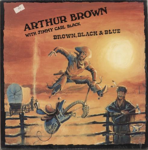 Arthur Brown Brown, Black & Blue vinyl LP album (LP record) US A-BLPBR875430