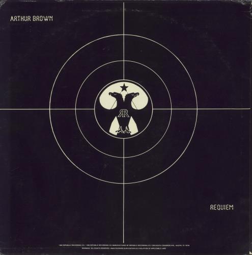 Arthur Brown Requiem vinyl LP album (LP record) US A-BLPRE817251