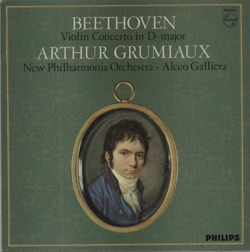 Arthur Grumiaux Beethoven: Violin Concerto In D Major vinyl LP album (LP record) UK IT8LPBE658892