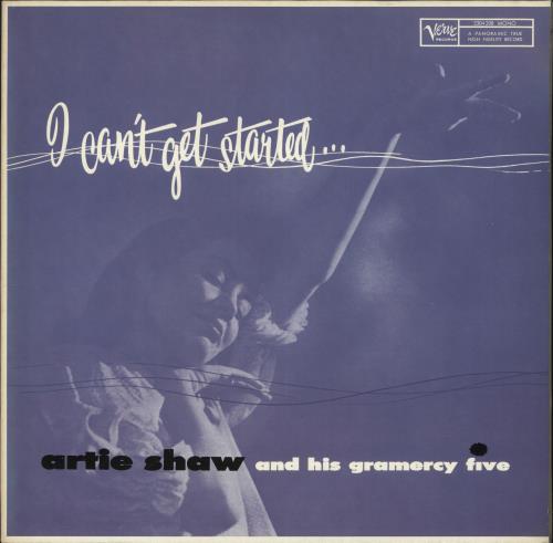 Artie Shaw I Can't Get Started vinyl LP album (LP record) German AS-LPIC446531