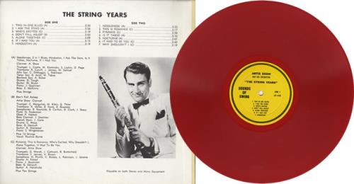 Artie Shaw The String Years - Red Vinyl vinyl LP album (LP record) US AS-LPTH410679