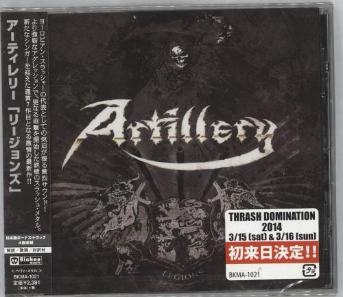 Artillery Legions - Sealed CD album (CDLP) Japanese ATYCDLE730346
