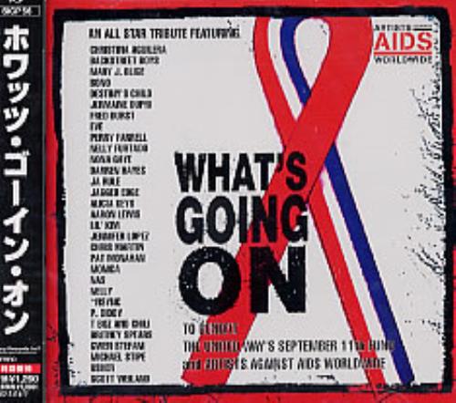 Artists Against Aids Worldwide What's Going On CD album (CDLP) Japanese AGACDWH222621