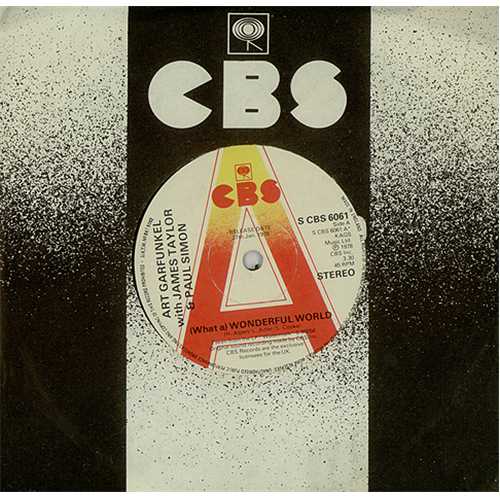 Art Garfunkel (What A) Wonderful World UK Promo 7" vinyl single (7 inch record / 45) (408547)