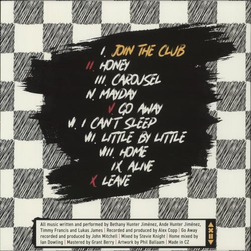 As December Falls Join The Club - Autographed vinyl LP album (LP record) UK 96HLPJO882106