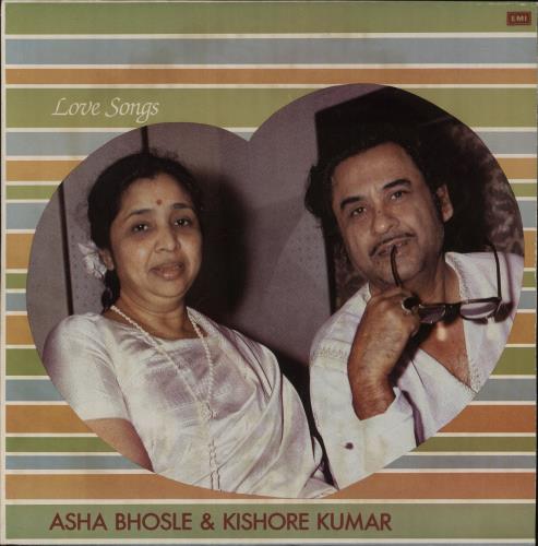 Asha Bhosle Love Songs vinyl LP album (LP record) Indian 110LPLO885220