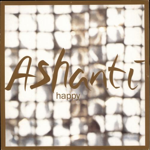 Ashanti Happy 12" vinyl single (12 inch record / Maxi-single) UK AHI12HA704743