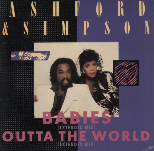 Ashford & Simpson Babies - Promo Sticker 12" vinyl single (12 inch record / Maxi-single) UK A&S12BA868620