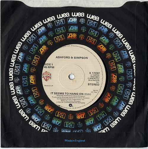 Ashford & Simpson It Seems To Hang On 7" vinyl single (7 inch record / 45) UK A&S07IT618466