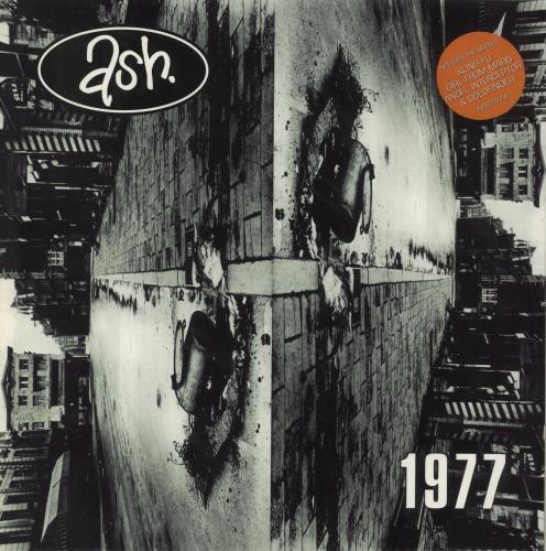 Ash 1977 - Hype Sticker vinyl LP album (LP record) UK A-SLPHY869284