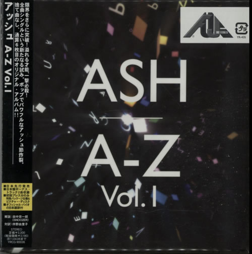 Ash A-Z Vol 1 CD album (CDLP) Japanese A-SCDAZ610943