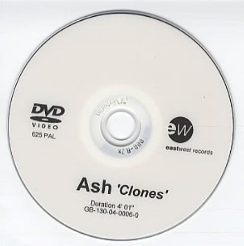 Ash Clones DVD Single UK A-SDSCL310057
