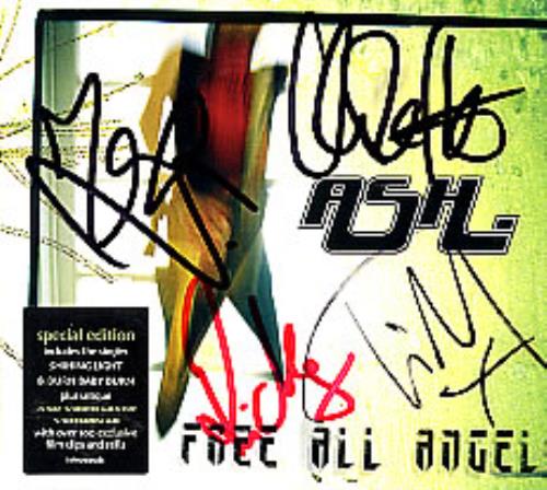 Ash Free All Angels - Special Edition *AUTOGRAPHED* CD album (CDLP) UK A-SCDFR280418