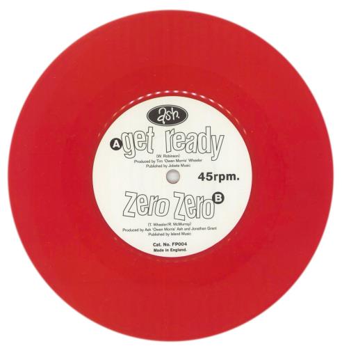 Ash Get Ready - Red Vinyl 7" vinyl single (7 inch record / 45) UK A-S07GE57004