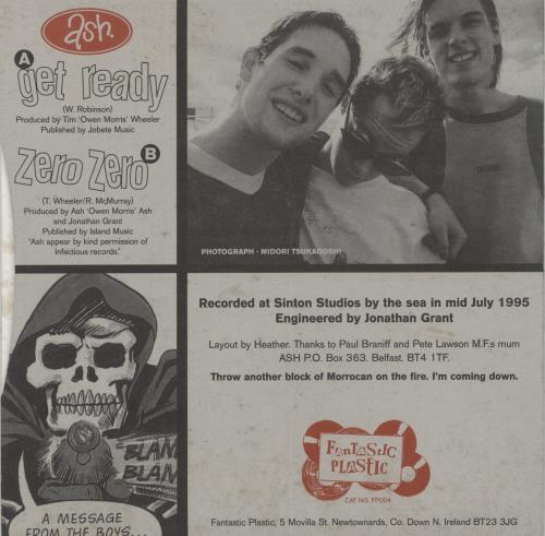 Ash Get Ready - Red Vinyl 7" vinyl single (7 inch record / 45) UK A-S07GE57004