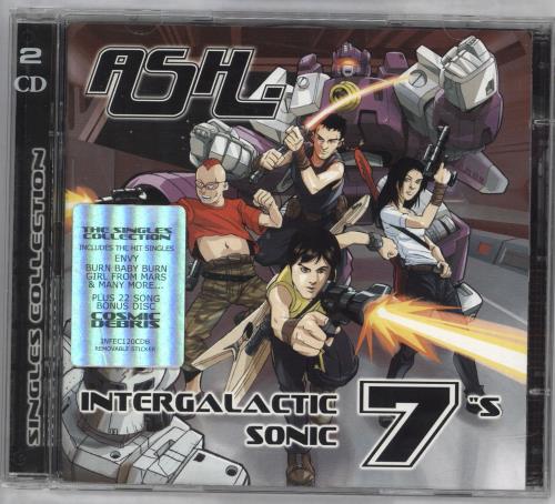 Ash Intergalactic Sonic 7"s 2 CD album set (Double CD) UK A-S2CIN220139