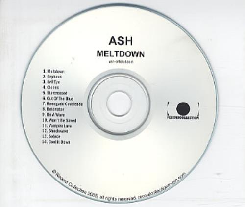 Ash Meltdown CD-R acetate US A-SCRME328043