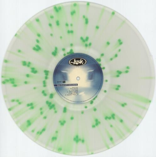 Ash Nu-Clear Sounds - Clear W/ Green Splatter Vinyl vinyl LP album (LP record) UK A-SLPNU876594