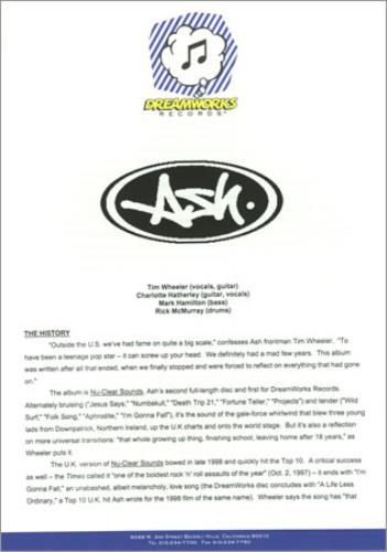 Ash Nu-Clear Sounds media press pack US A-SPPNU157255