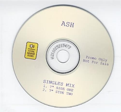 Ash Singles Mix CD-R acetate Australian A-SCRSI310591