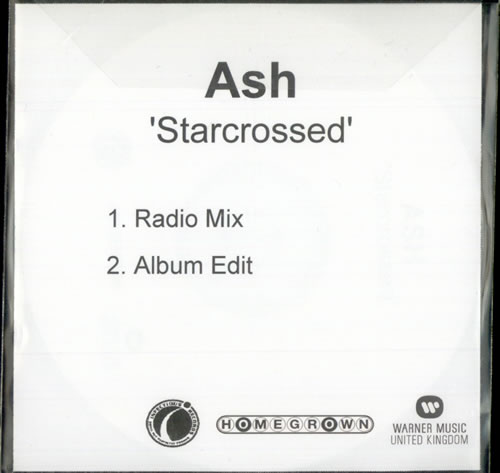 Ash Starcrossed CD-R acetate UK A-SCRST498843