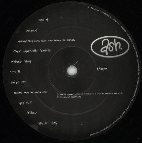 Ash Trailer - VG vinyl LP album (LP record) UK A-SLPTR881294