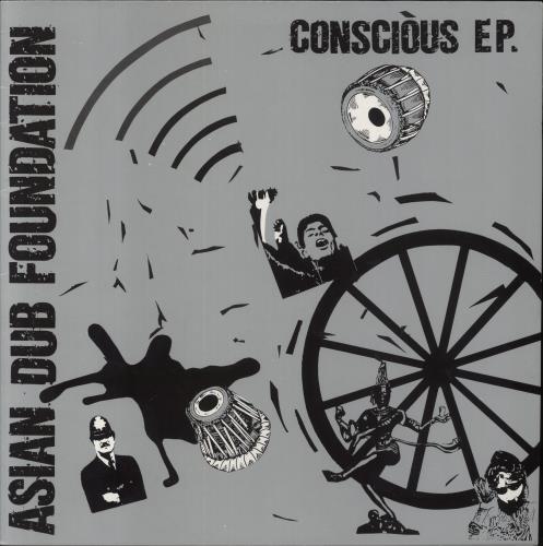 Asian Dub Foundation Conscious EP 12" vinyl single (12 inch record / Maxi-single) UK UBF12CO859225