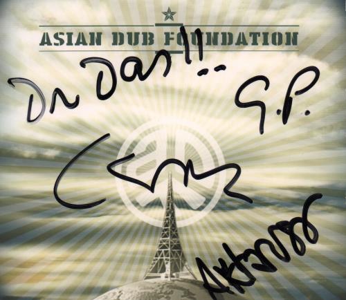 Asian Dub Foundation More Signal More Noise - Autographed CD album (CDLP) UK UBFCDMO661897