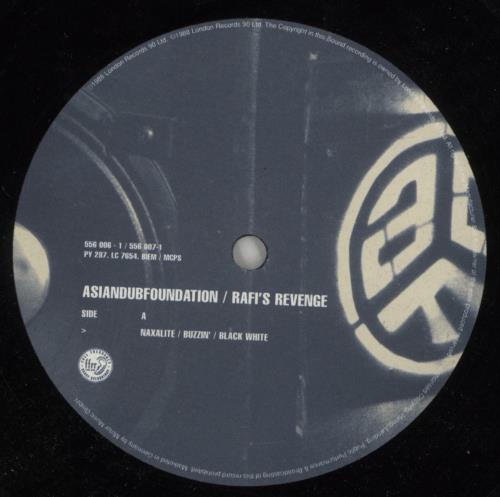 Asian Dub Foundation Rafi's Revenge 2-LP vinyl record set (Double LP Album) UK UBF2LRA715175
