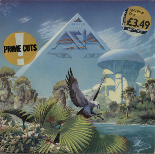 Asia Alpha - Stickered Sleeve vinyl LP album (LP record) UK ASILPAL620192
