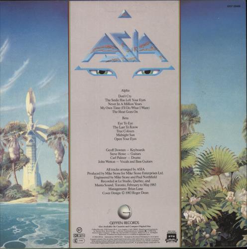 Asia Alpha vinyl LP album (LP record) UK ASILPAL312775